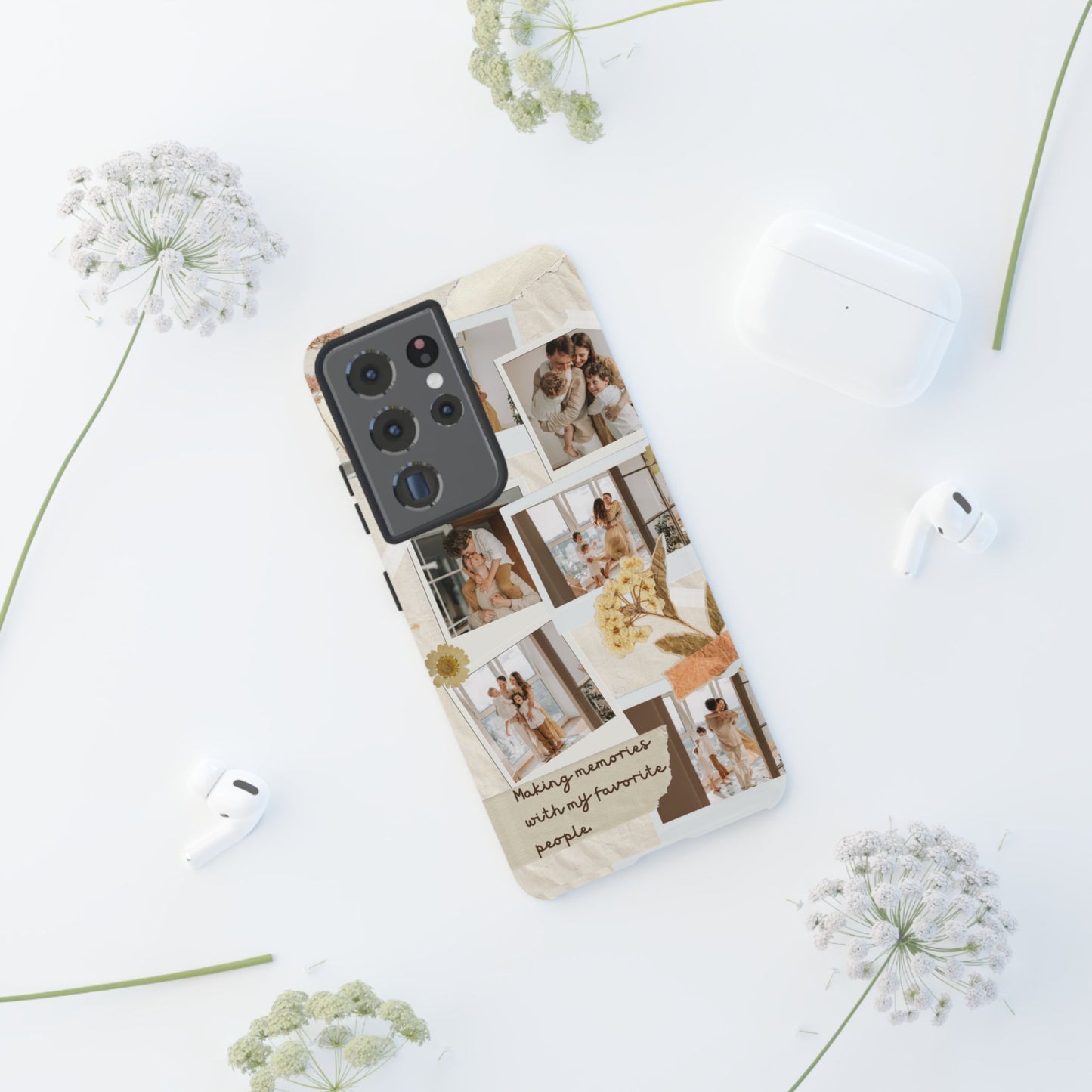 Phone Case - Photo Collage, Making Memories with My Favorite People, Custom Design, Gift for Friends and Family