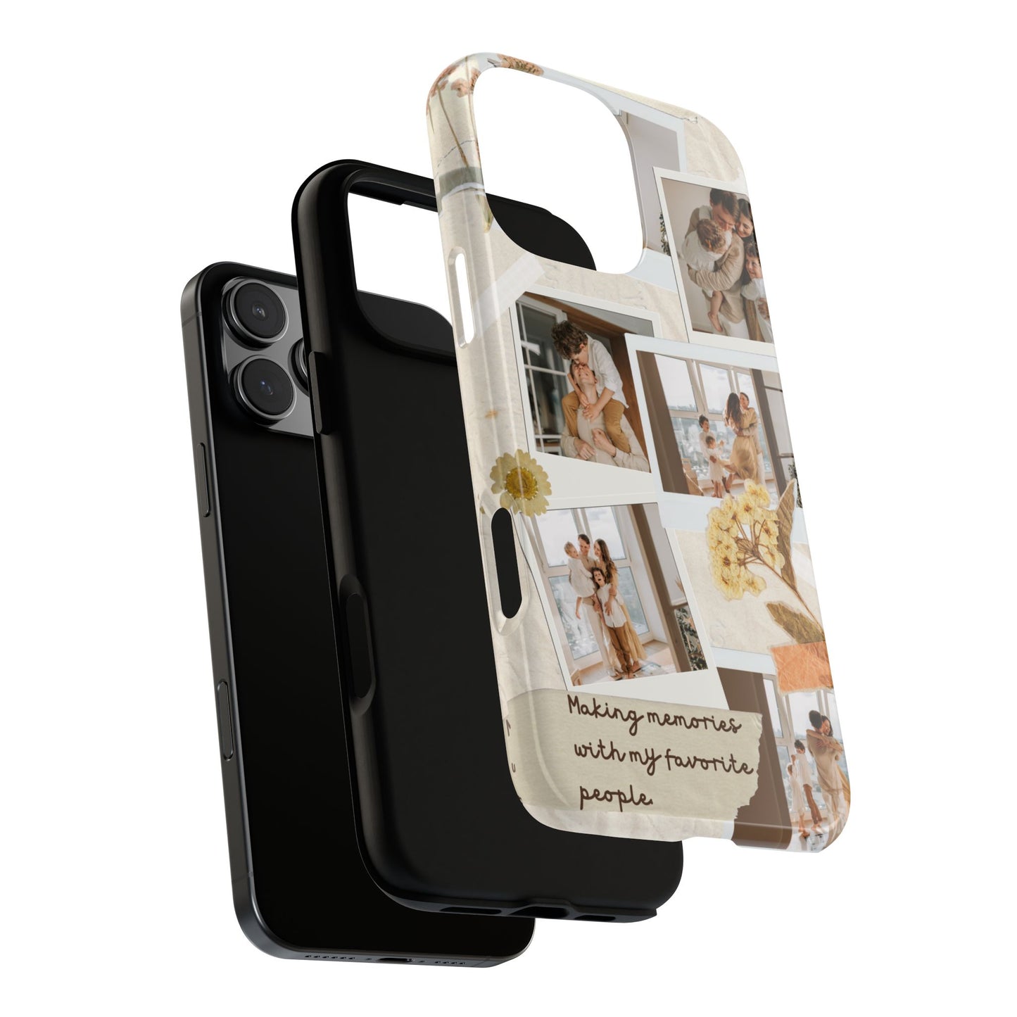 Phone Case - Photo Collage, Making Memories with My Favorite People, Custom Design, Gift for Friends and Family