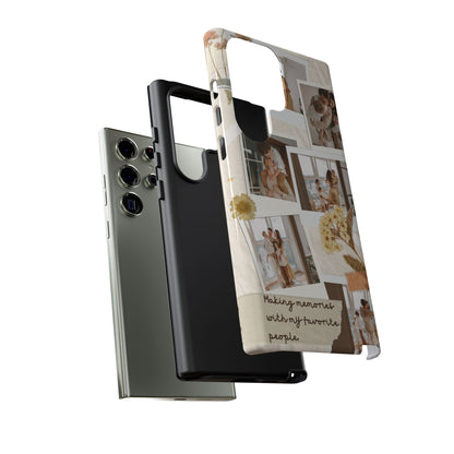 Phone Case - Photo Collage, Making Memories with My Favorite People, Custom Design, Gift for Friends and Family