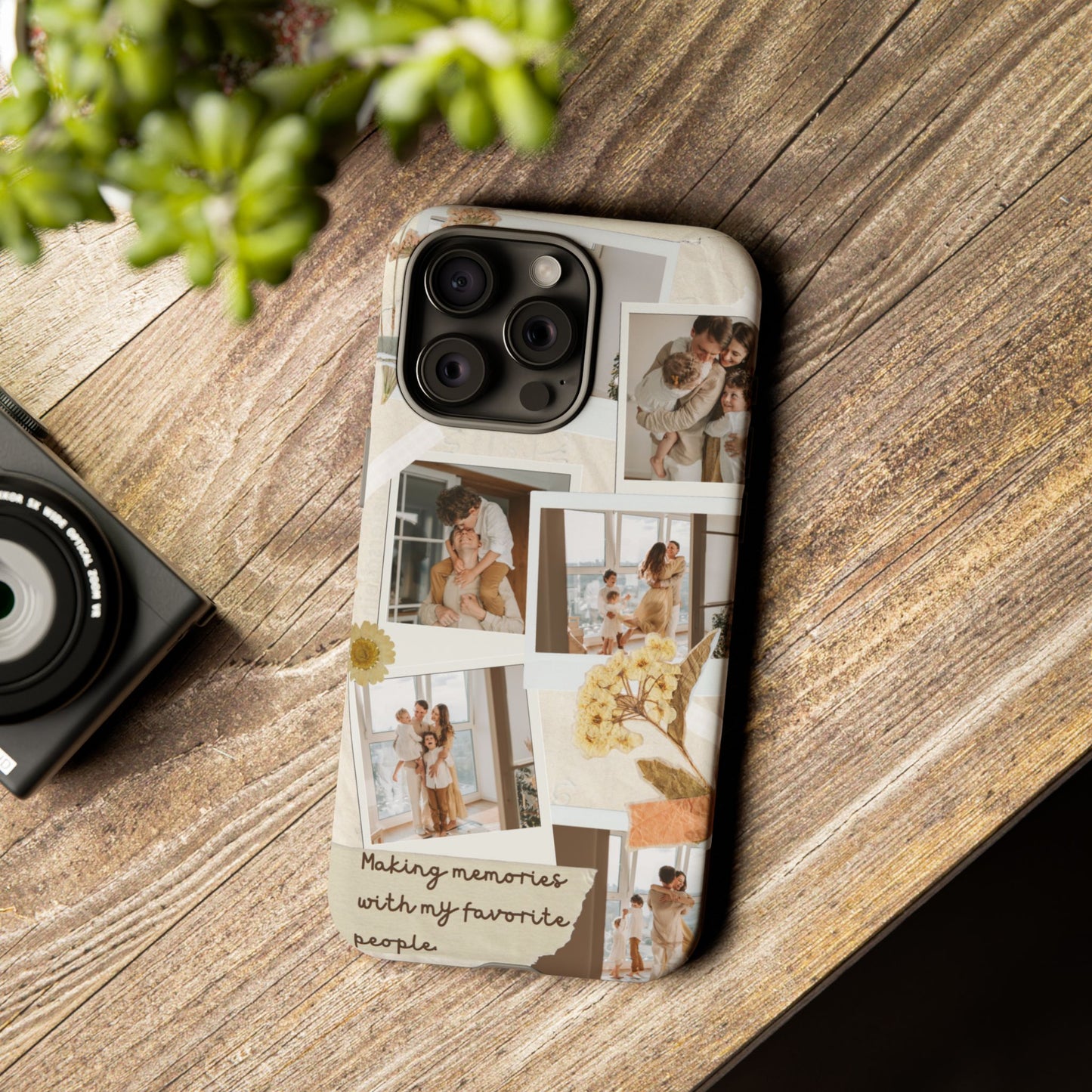 Phone Case - Photo Collage, Making Memories with My Favorite People, Custom Design, Gift for Friends and Family