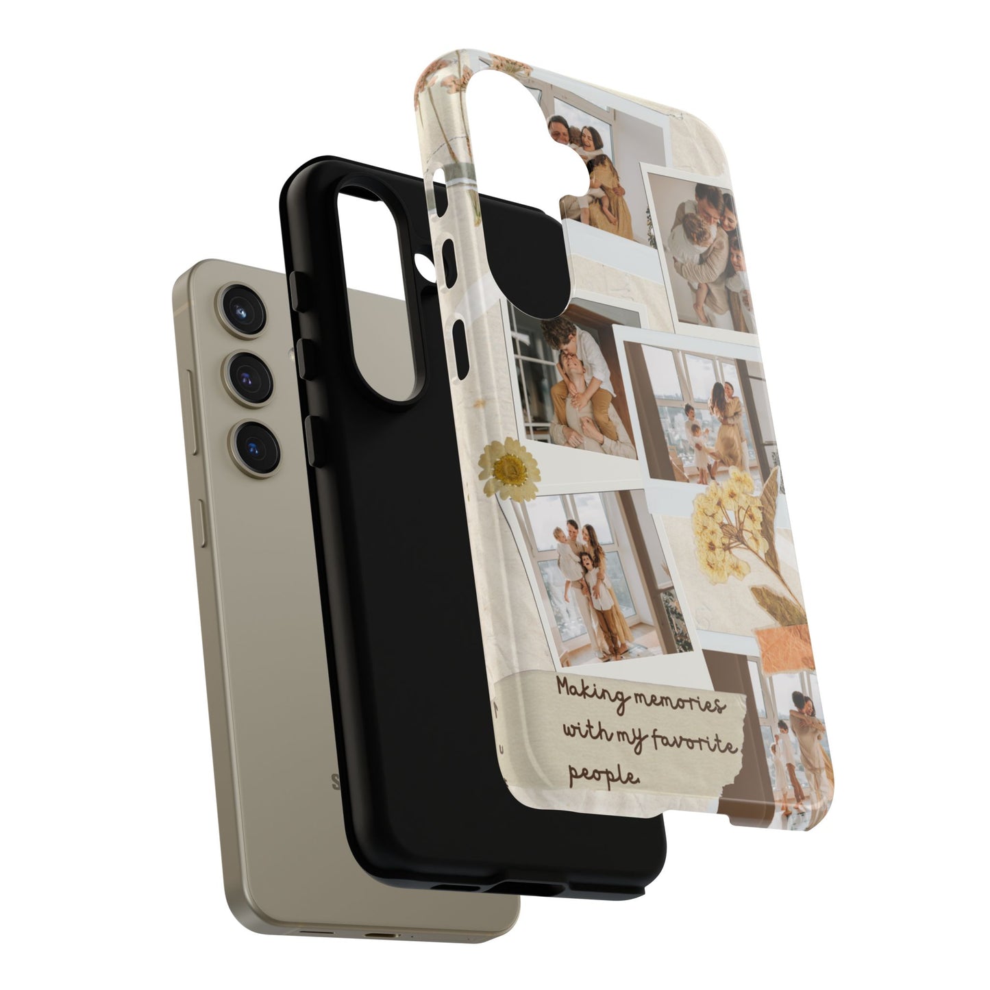 Phone Case - Photo Collage, Making Memories with My Favorite People, Custom Design, Gift for Friends and Family