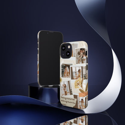 Phone Case - Photo Collage, Making Memories with My Favorite People, Custom Design, Gift for Friends and Family