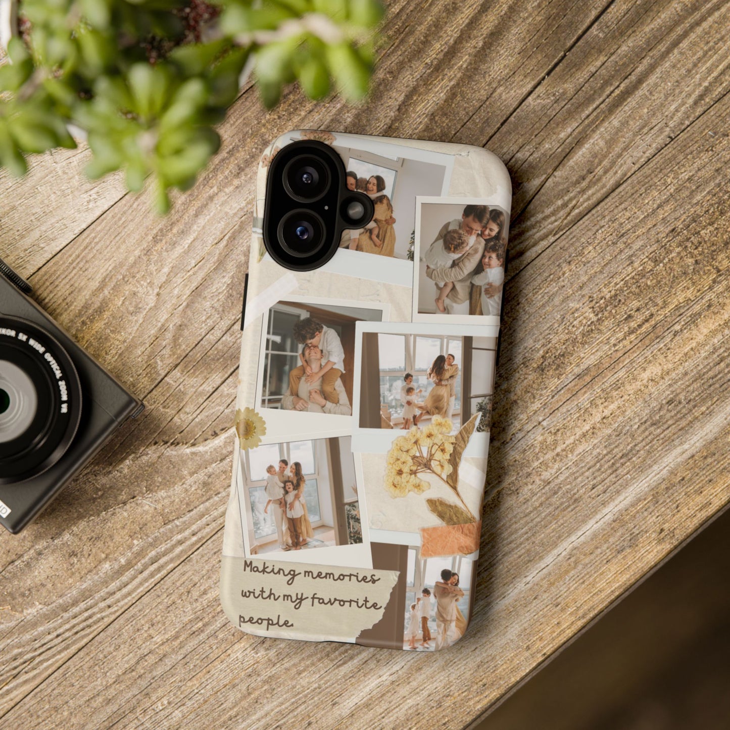 Phone Case - Photo Collage, Making Memories with My Favorite People, Custom Design, Gift for Friends and Family
