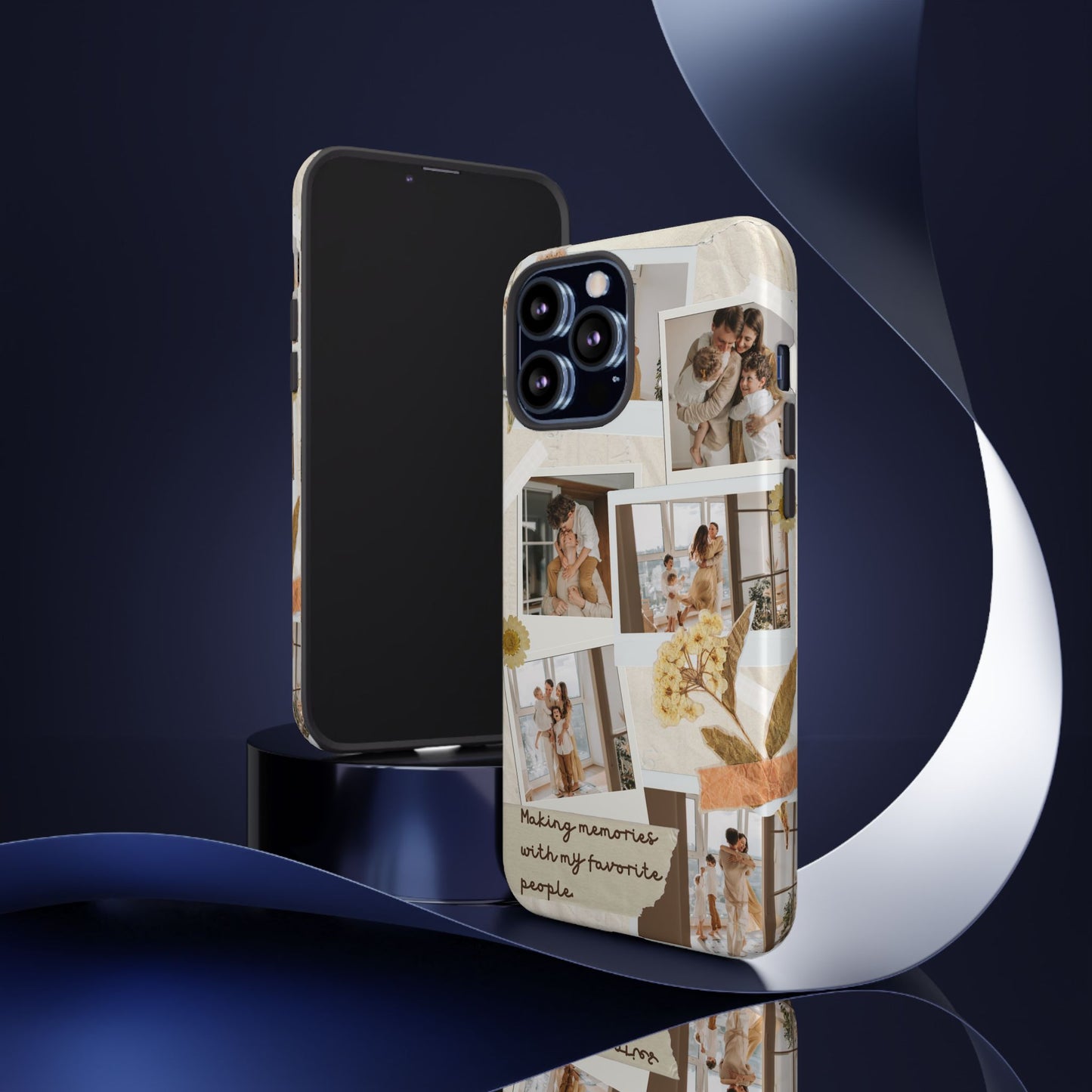 Phone Case - Photo Collage, Making Memories with My Favorite People, Custom Design, Gift for Friends and Family