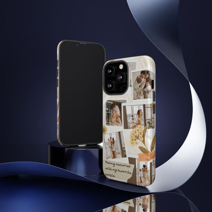Phone Case - Photo Collage, Making Memories with My Favorite People, Custom Design, Gift for Friends and Family