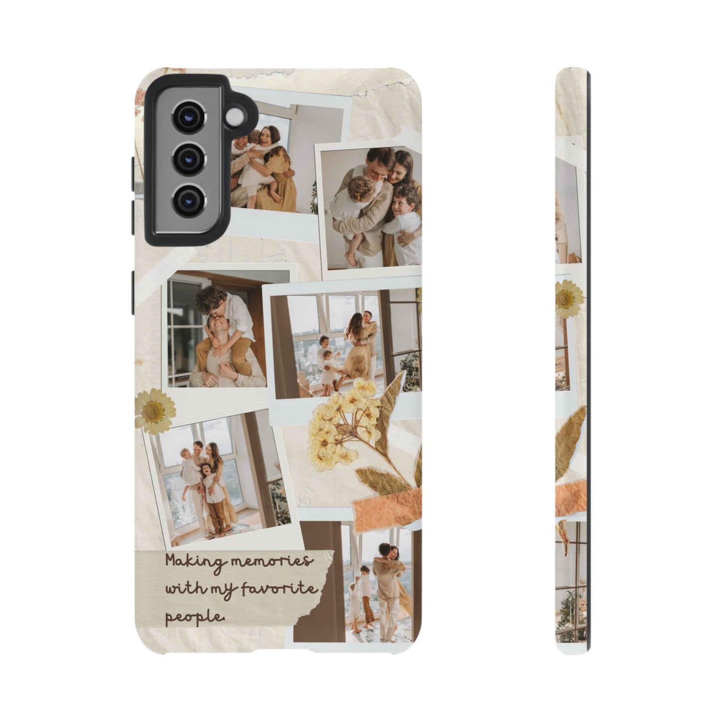 Phone Case - Photo Collage, Making Memories with My Favorite People, Custom Design, Gift for Friends and Family