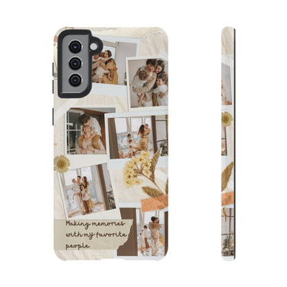 Phone Case - Photo Collage, Making Memories with My Favorite People, Custom Design, Gift for Friends and Family