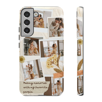 Phone Case - Photo Collage, Making Memories with My Favorite People, Custom Design, Gift for Friends and Family