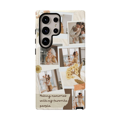 Phone Case - Photo Collage, Making Memories with My Favorite People, Custom Design, Gift for Friends and Family