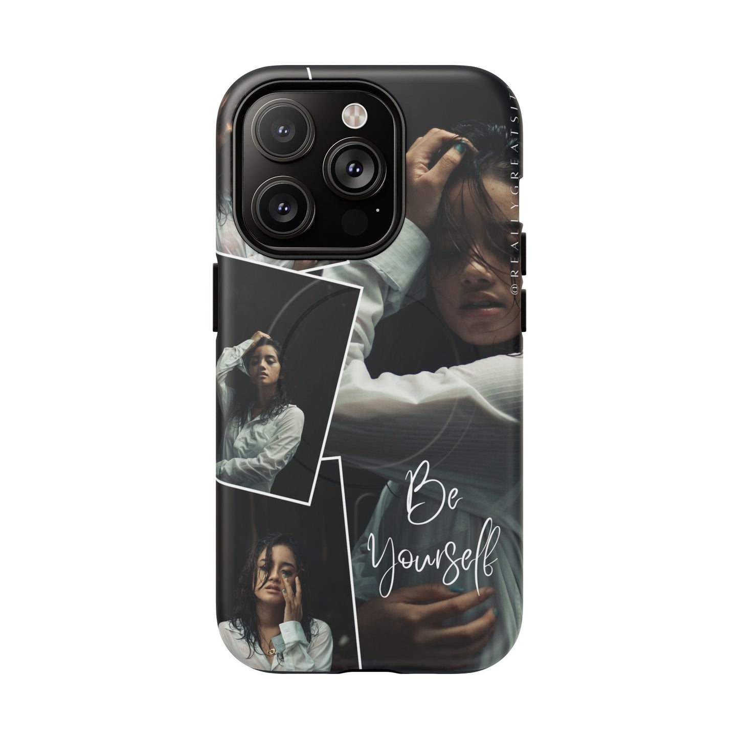 Be Yourself Tough Magnetic Case, Inspirational Phone Cover, Magnetic Case for iPhone, Aesthetic Phone Accessories, Gift for Her, Photo [...]