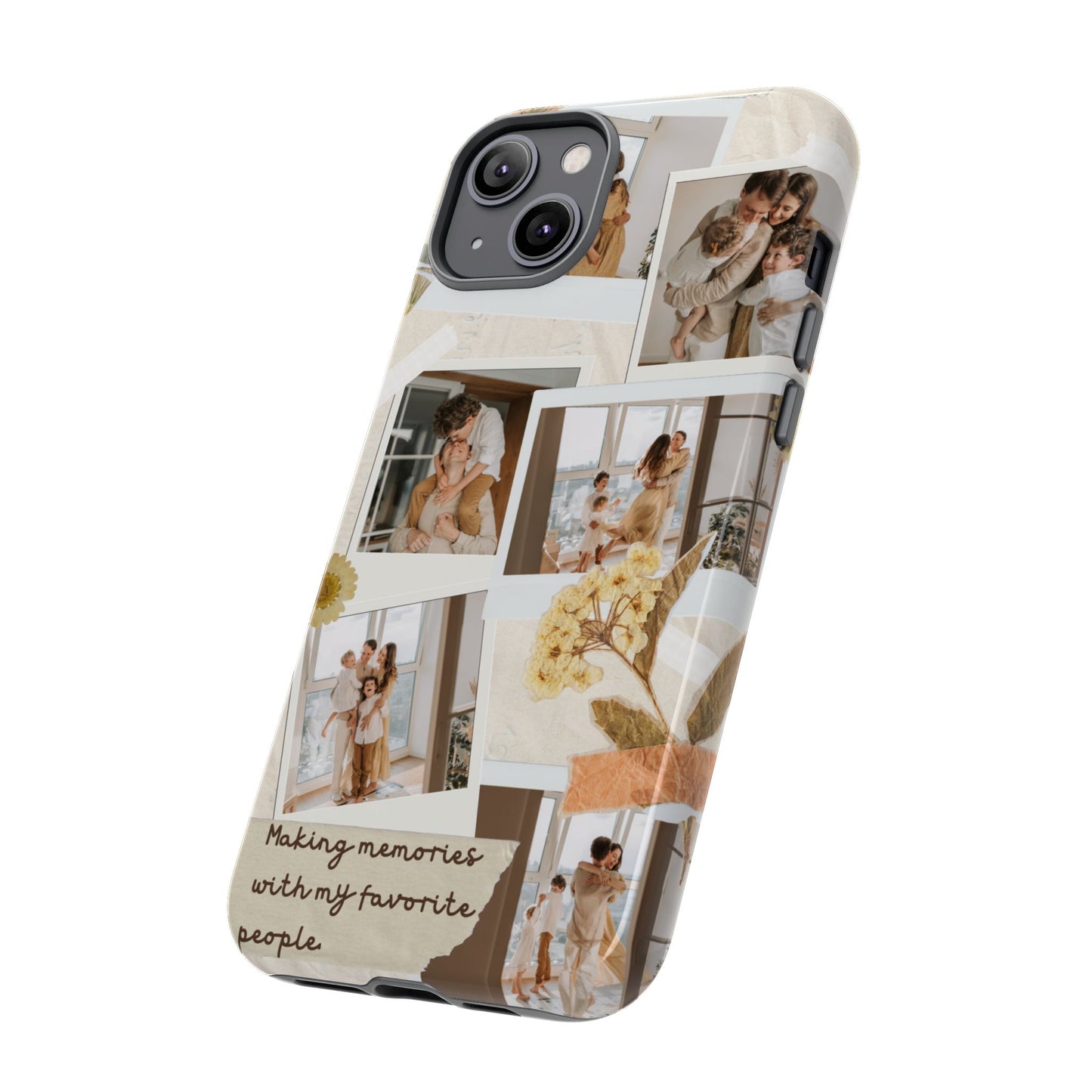 Phone Case - Photo Collage, Making Memories with My Favorite People, Custom Design, Gift for Friends and Family