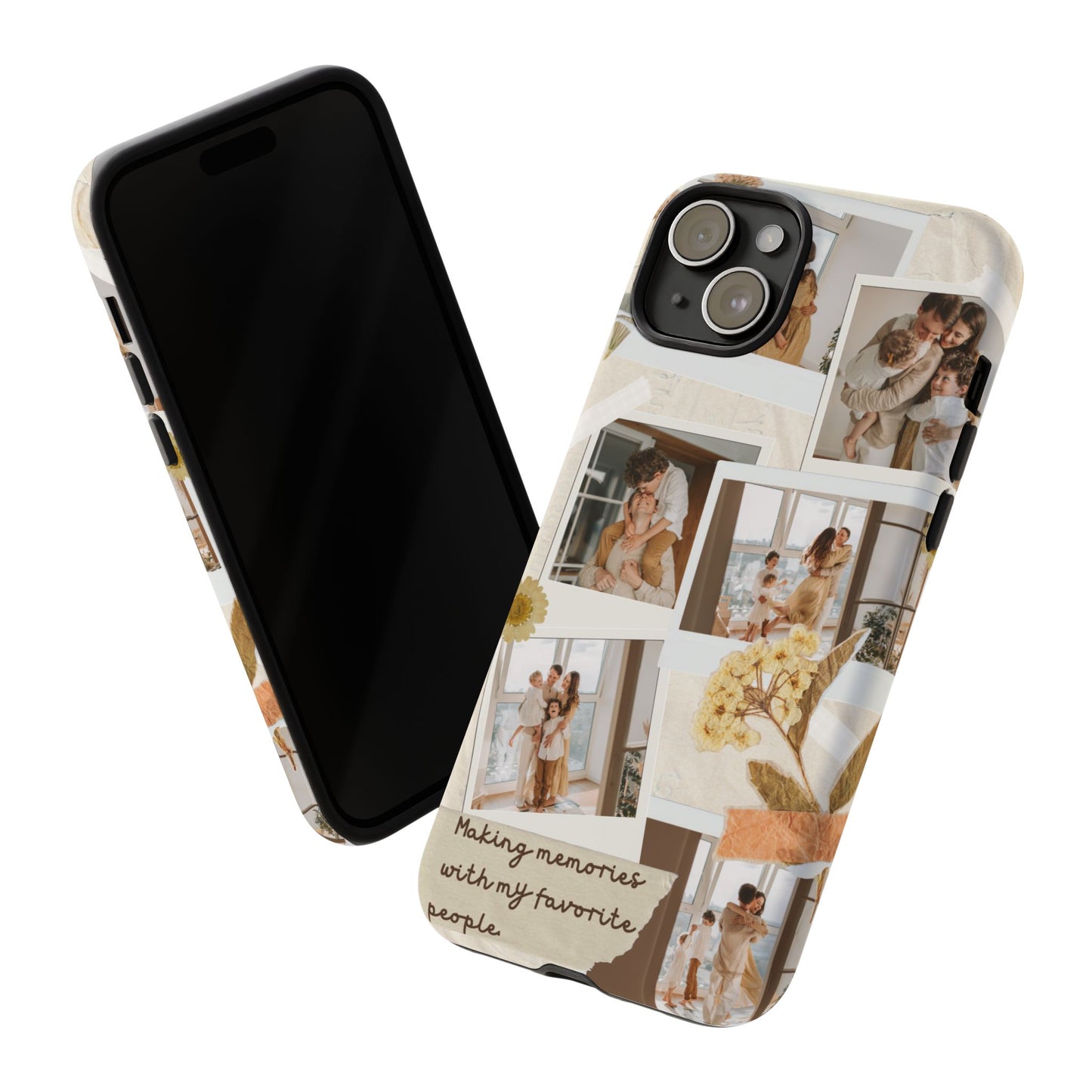 Phone Case - Photo Collage, Making Memories with My Favorite People, Custom Design, Gift for Friends and Family