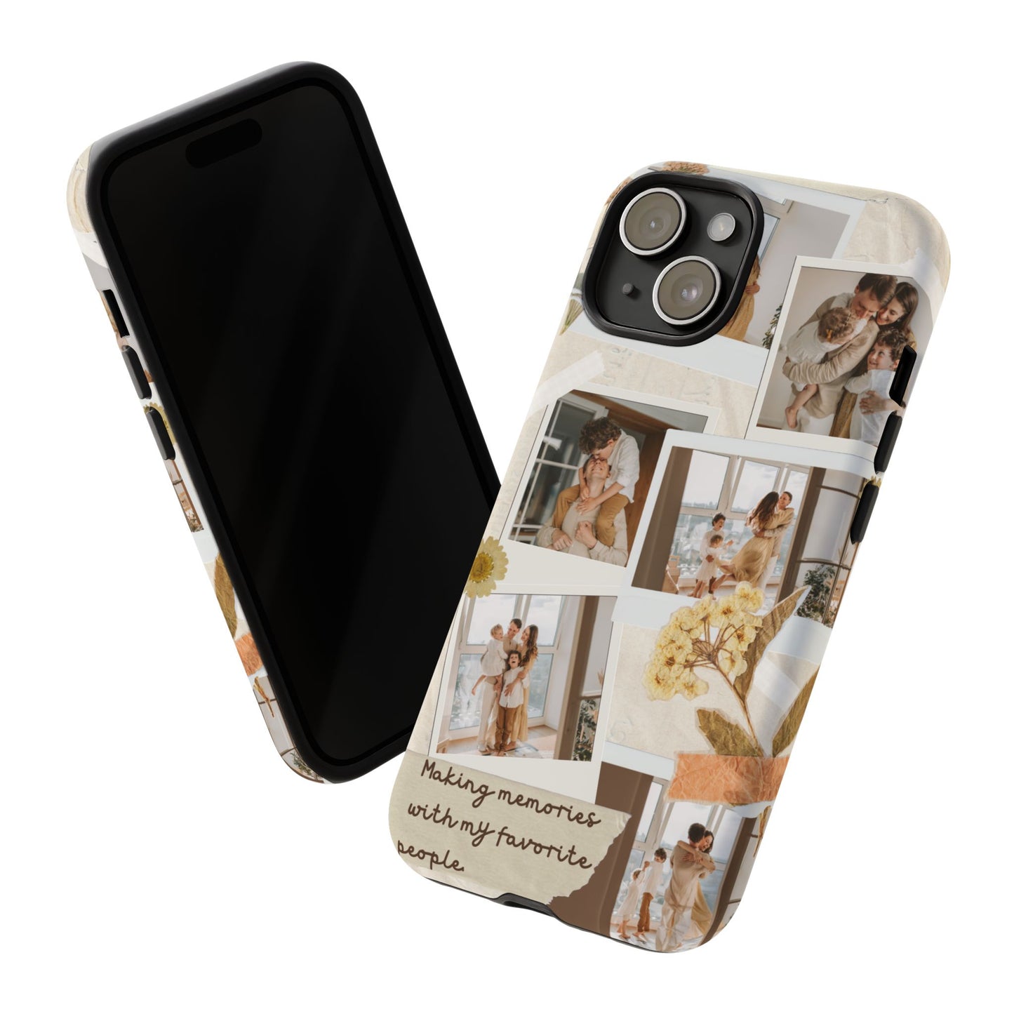 Phone Case - Photo Collage, Making Memories with My Favorite People, Custom Design, Gift for Friends and Family