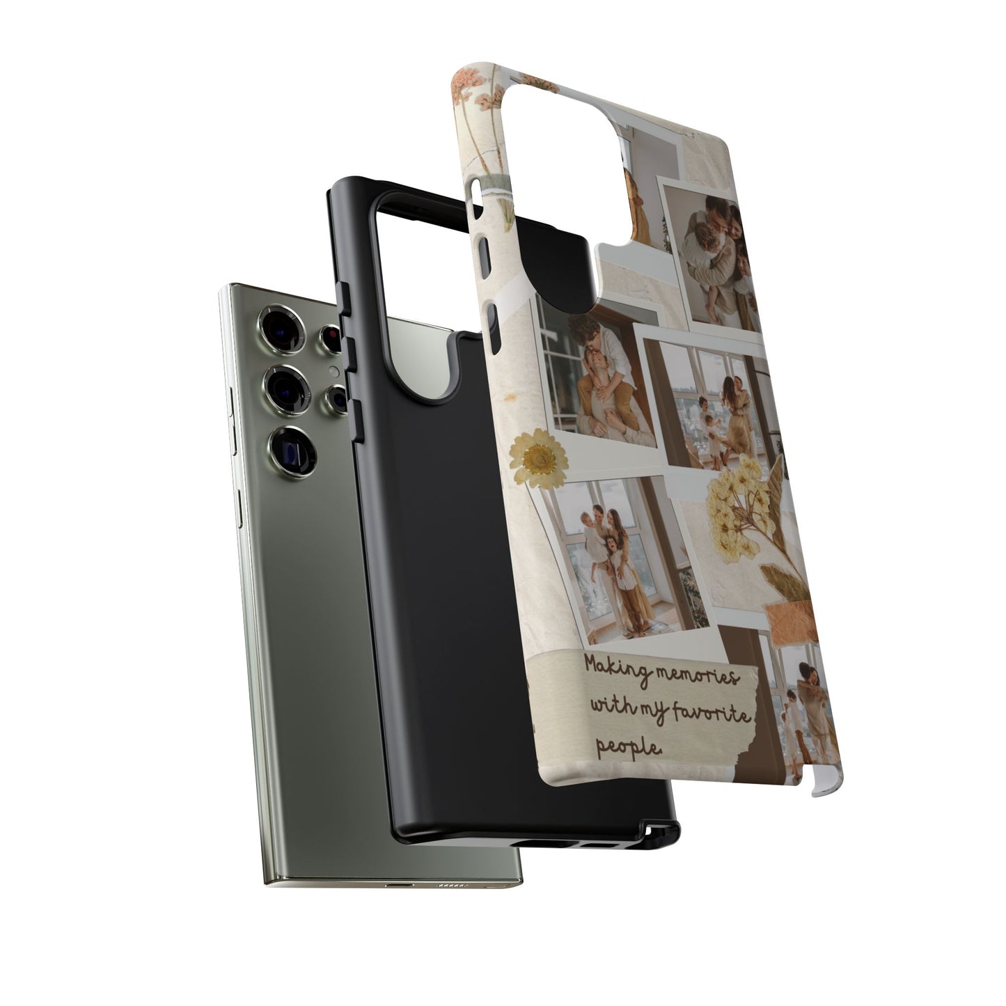 Phone Case - Photo Collage, Making Memories with My Favorite People, Custom Design, Gift for Friends and Family