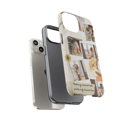 Phone Case - Photo Collage, Making Memories with My Favorite People, Custom Design, Gift for Friends and Family