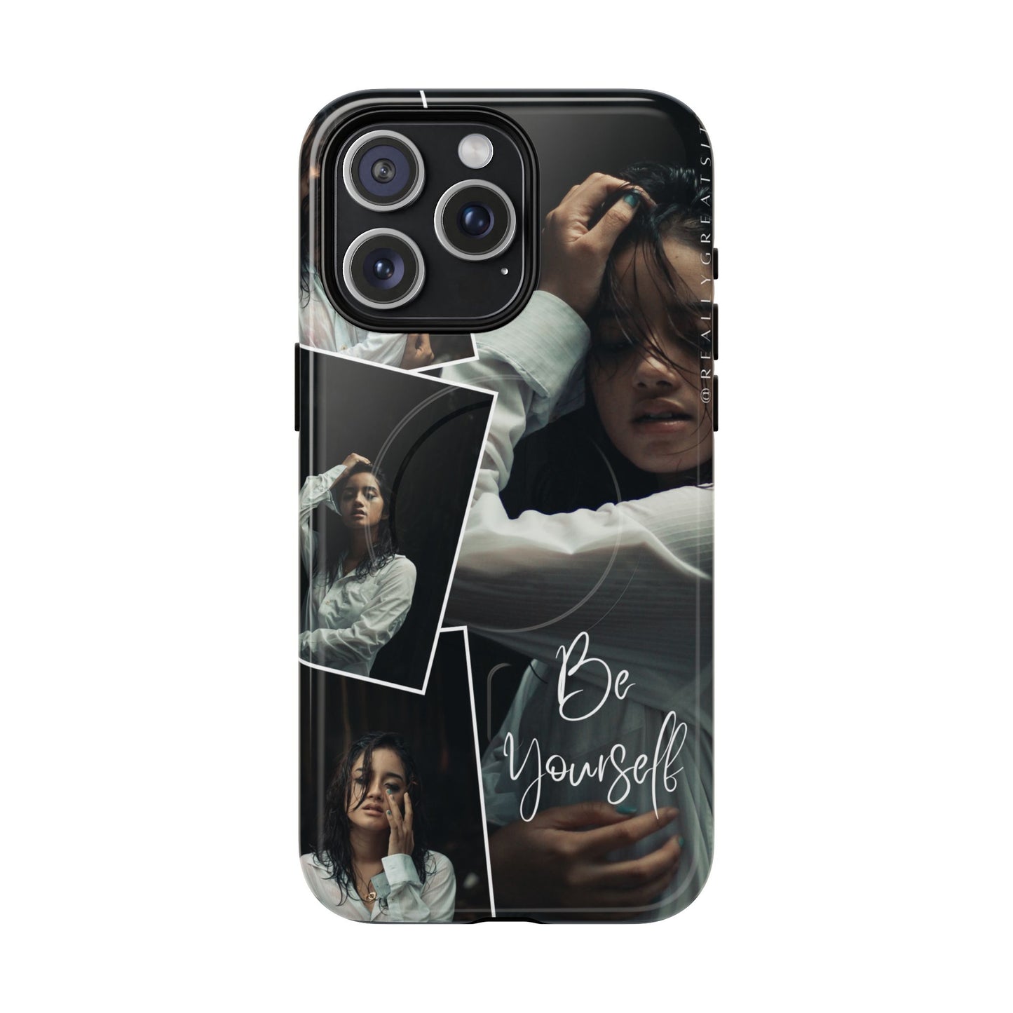Be Yourself Tough Magnetic Case, Inspirational Phone Cover, Magnetic Case for iPhone, Aesthetic Phone Accessories, Gift for Her, Photo [...]