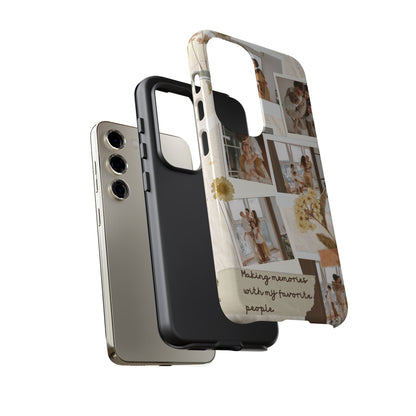 Phone Case - Photo Collage, Making Memories with My Favorite People, Custom Design, Gift for Friends and Family
