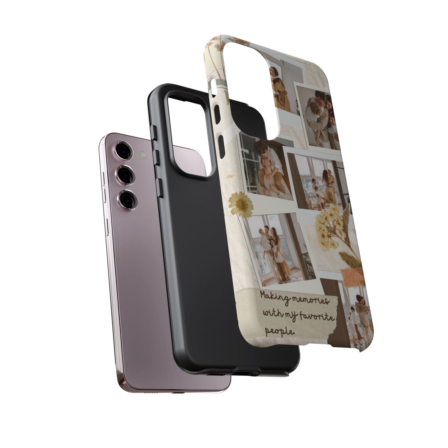 Phone Case - Photo Collage, Making Memories with My Favorite People, Custom Design, Gift for Friends and Family
