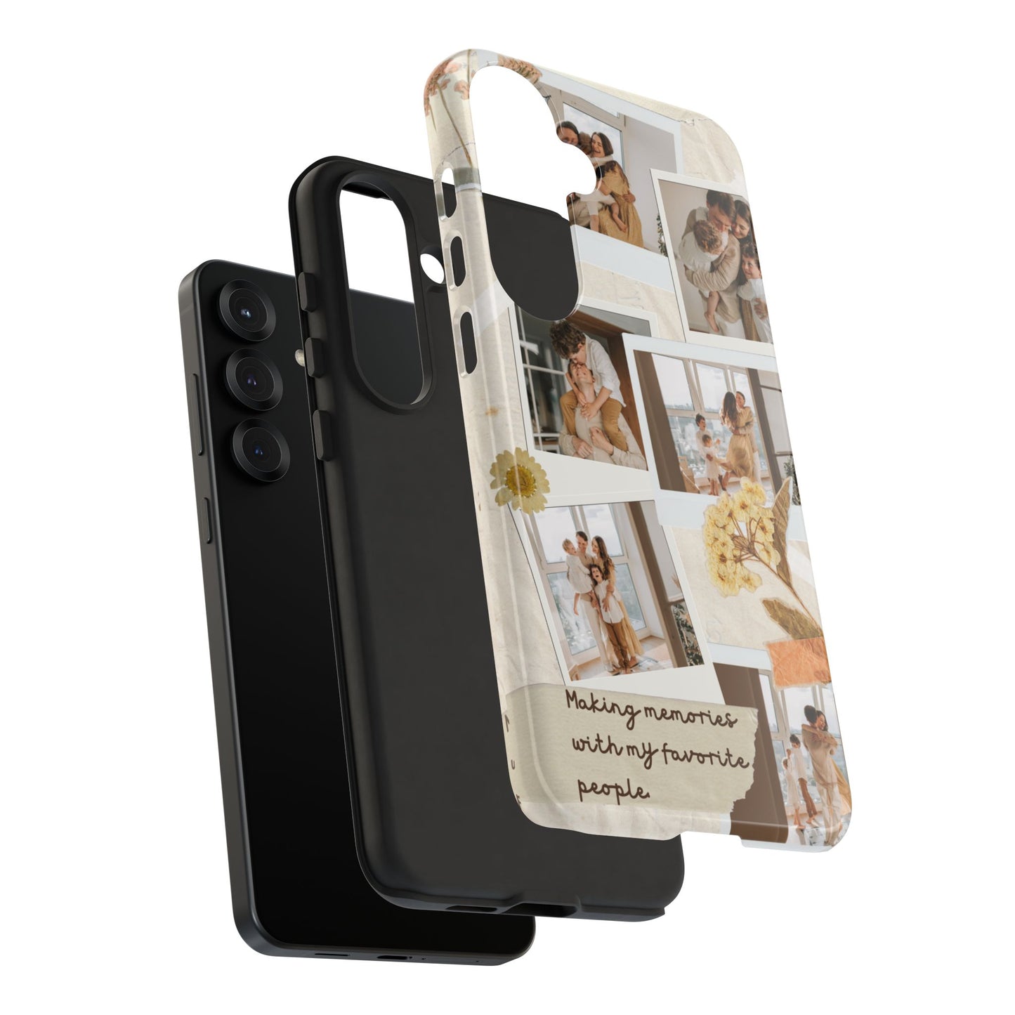 Phone Case - Photo Collage, Making Memories with My Favorite People, Custom Design, Gift for Friends and Family