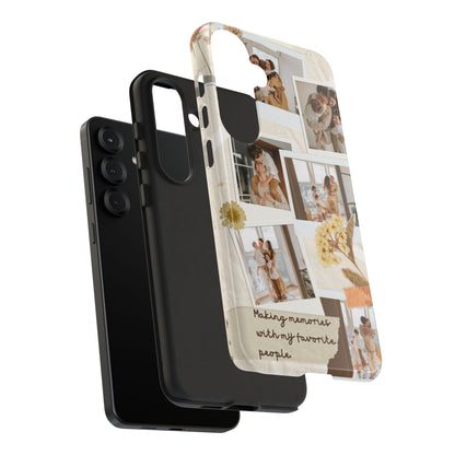 Phone Case - Photo Collage, Making Memories with My Favorite People, Custom Design, Gift for Friends and Family